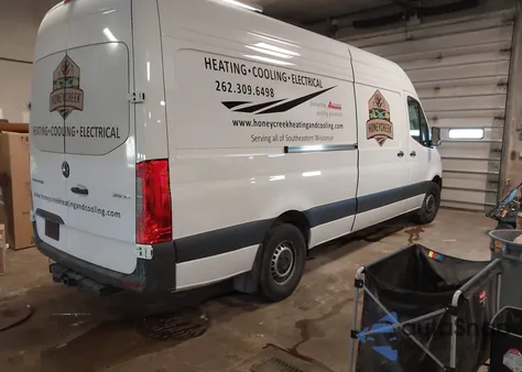 2024 Mercedes-Benz Sprinter 2500 High Roof 4-Cyl Diesel Ho из США, поврежденный, VIN W1W4NCHY6RT187310